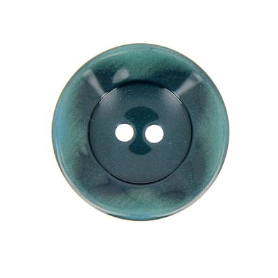 Bouton cuvette bord gondolé 27 mm - Bleu