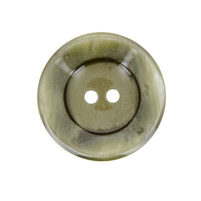 Bouton cuvette bord gondolé 27 mm - Vert