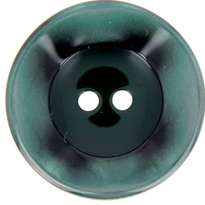 Bouton cuvette bord gondolé 40 mm - Vert d&#039;eau