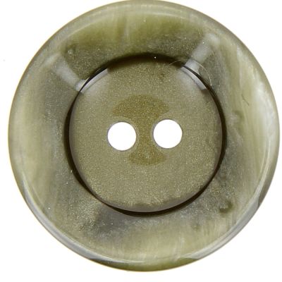 Bouton cuvette bord gondolé 40 mm - Vert