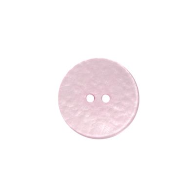 Bouton effet froissé 18 mm - Rose clair