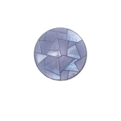 Bouton Emma triangle nacré 18 mm - Violet