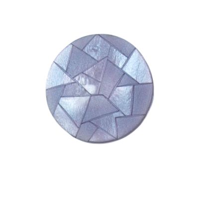 Bouton Emma triangle nacré 22 mm - Violet