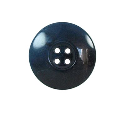 Bouton incurvé nacré Vera 22 mm - Bleu