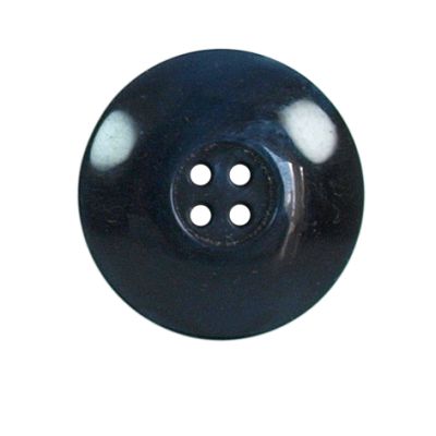Bouton incurvé nacré Vera 27 mm - Bleu