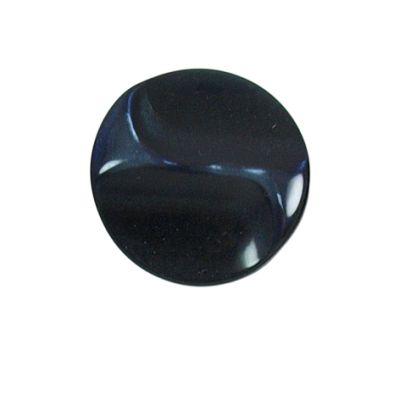 Bouton Calvin relief 22 mm - Noir