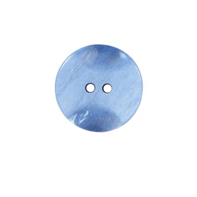 Bouton relief Vivienne 18 mm - Bleu