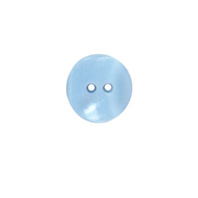 Bouton relief Vivienne 14 mm - Bleu clair