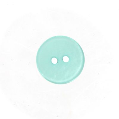 Bouton effet froissé 18 mm - Vert d&#039;eau