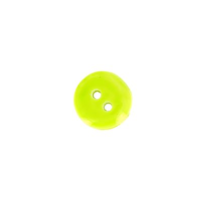 Bouton uni Christian 10 mm - Vert