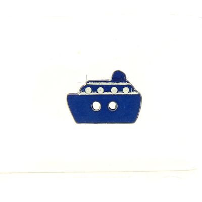 Bouton bâteau 15 mm - Bleu