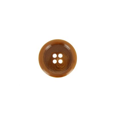 Bouton Veste homme 15 mm uni - Marron
