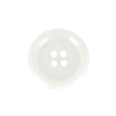 Bouton Veste homme 22 mm uni - Blanc