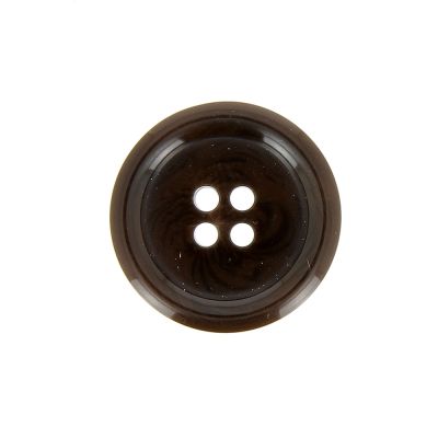 Bouton Veste homme 22 mm uni - Chocolat