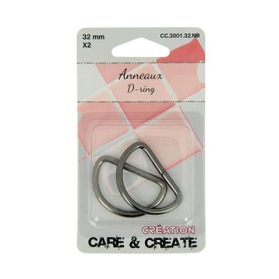 Passants demi-ronds Care &amp; Create Bronze 32 mm x2