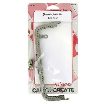 Fermoir pour sac 180 mm Métal - Care &amp; Create
