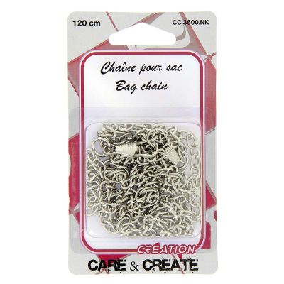 Chaîne pour sac 120 cm Argent - Care &amp; Create