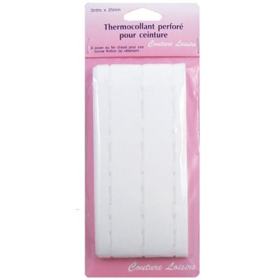 Perfo-bande thermocollante 25 mm longueur 3 m