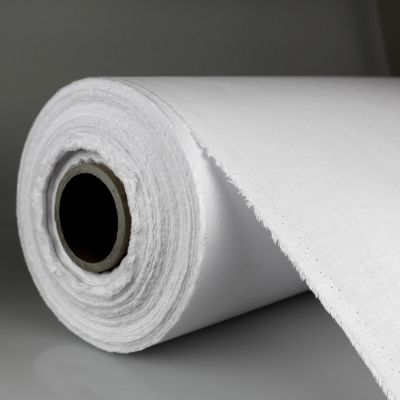 Entoilage de renfort thermocollant lourd Blanc - Par 10 cm