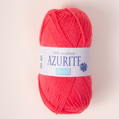 Pelote de fil à tricoter Azurite 50g - Rose bonbon