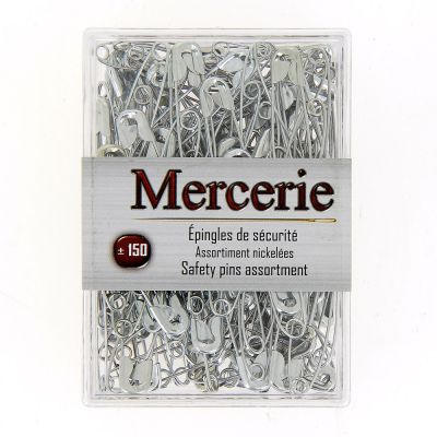 Epingles de sécurité Argent - Environ 150 épingles