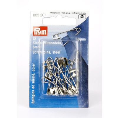 Epingles de sûreté Prym à ressort acier No. 2 