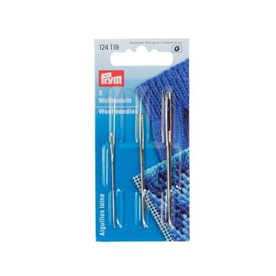 Aiguilles à tapis Smyrne Prym sans pointe No. 1,3 et 5