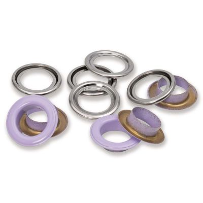 Boîte d&#039;oeillets avec rondelles Prym Lilas - 2 Tailles