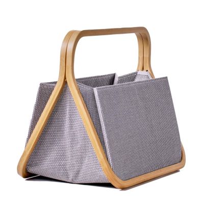 Sac de rangement Prym Fold&amp;Store Canevas et bambou