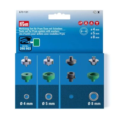 Jeu d&#039;outils pour œillets Prym - 4, 5 et 8 mm