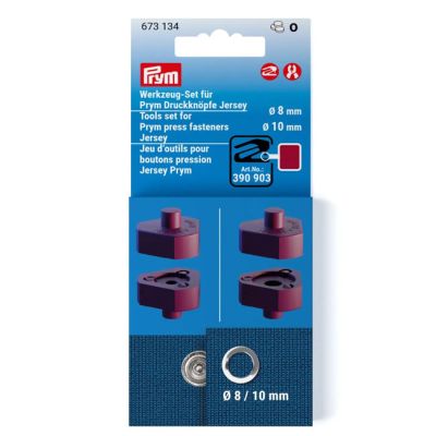 Jeu d&#039;outils Boutons pression Prym - 8 et 10 mm