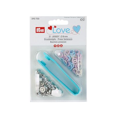 Boutons pression Jersey 8 mm Prym Love - Pastel