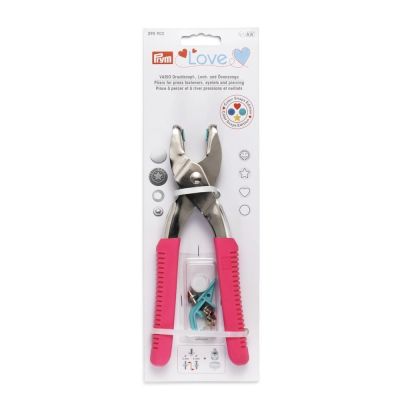 Pince Prym Vario Love Rose avec outil de pose