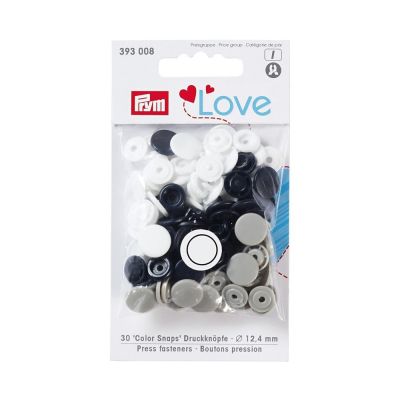 Boutons pression Prym Colors Snaps Love marine - Sachet 30 boutons