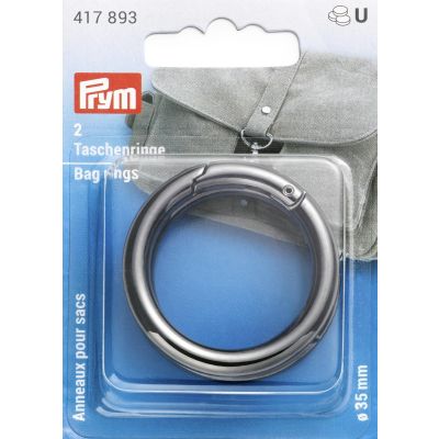 Anneaux pour sacs Prym 35 mm - Bruni brillant