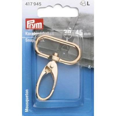 Mousqueton Prym 30 x 45 mm - Nouvel or