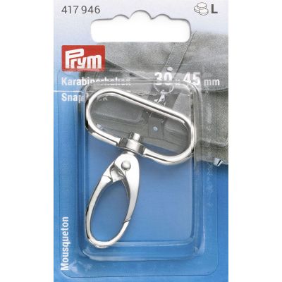 Mousqueton Prym 30 x 45 mm - Argent