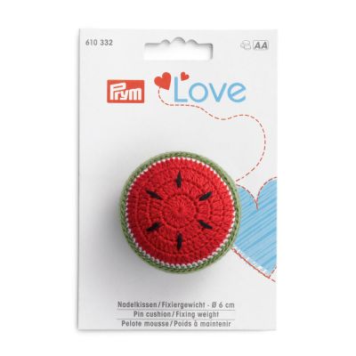 Poids à maintenir Prym Love avec pelote mousse - Pastèque
