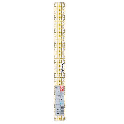 Règle universelle Omnigrid Prym - 3 x 30 cm