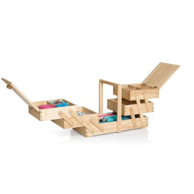 Travailleuse en bois clair  Prym
