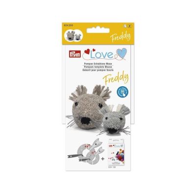 Prym Love Gabarit pour pompon Souris Freddy