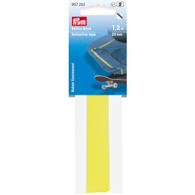 Bande réfléchissante Prym auto-adhésif - Jaune fluo
