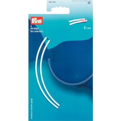 Armatures de soutien-gorge blanches Prym - Taille E 120