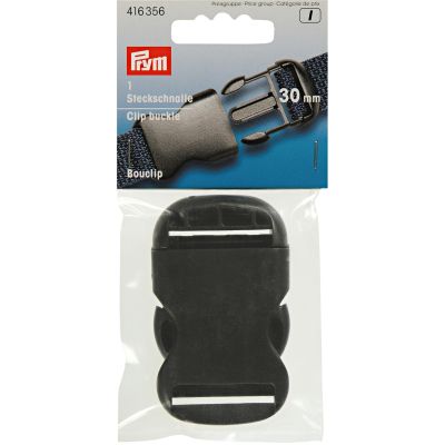 Boucle Bouclip en plastique  Prym Noir - 3 tailles