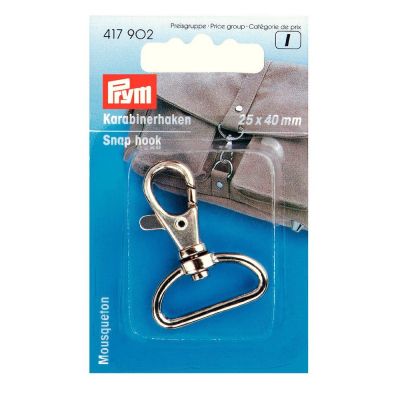 Mousqueton Prym Argent - 3 tailles