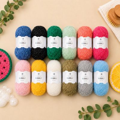 Pack de 12 Fils à Crocheter Rico Design Creative Bubble