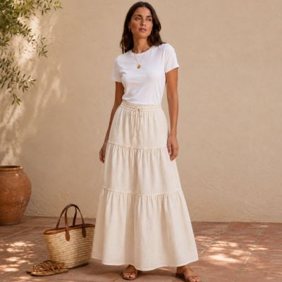 Kit Couture Craftine Jupe Inaya Lin écru