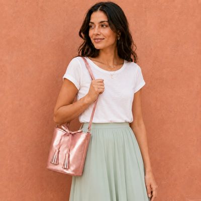Kit Couture Craftine Sac Parys Rose métallisé