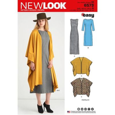 Patron New Look 6573 Robe &amp; Châle