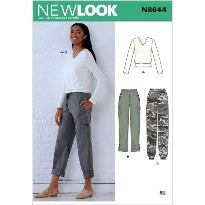 Patron New Look 6644 Pantalon &amp; Pull